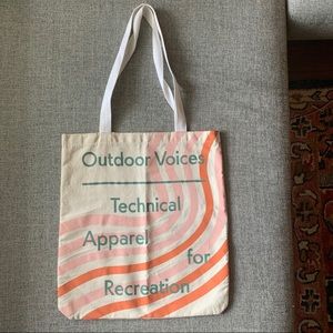 Outdoor Voices x Madewell canvas tote
